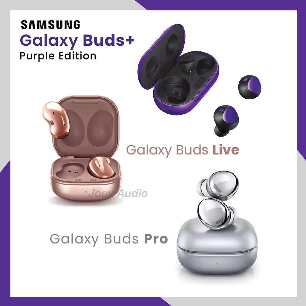 Samsung Galaxy Buds+ PLUS Buds Live BTS Edition R175 Bluetooth Wireless  Earbuds In-Ear Bluetooth Headphone Sound by AKG