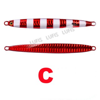 10 Colors 10g-60G Jigging Lure Long Shot Iron Plate Lead Fish