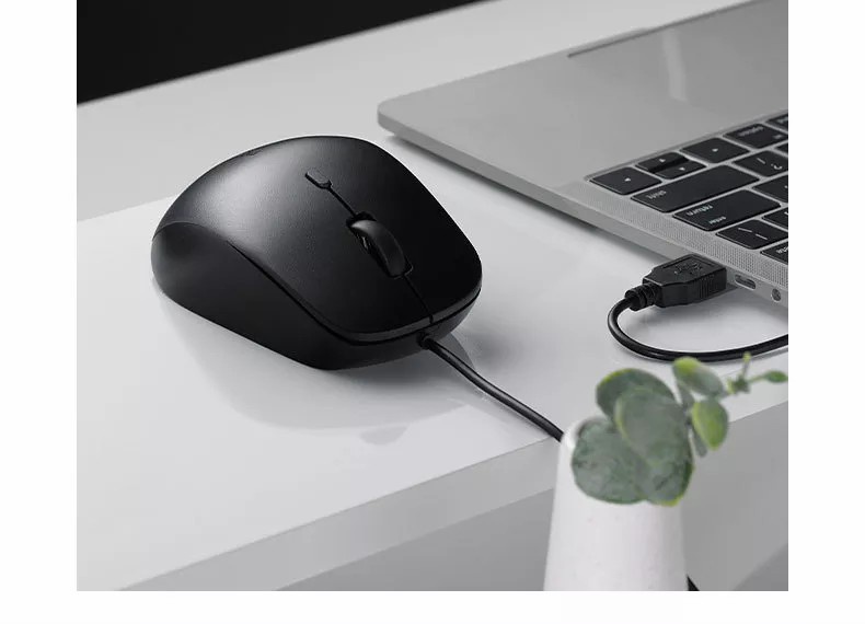 Rapoo N500 Wired Mouse Optical Ergonomic 6D USB Big Hand E-sports ...