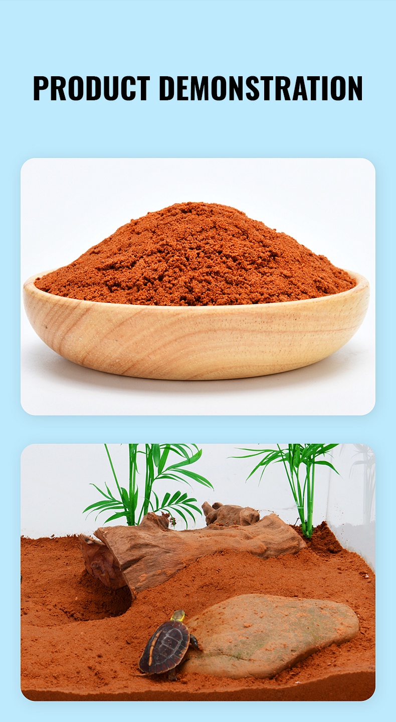 YEE Pure Natural Red Soil, Feeding Mat For Chinese Box Turtle | Sterile ...