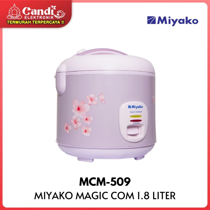 MIYAKO MCM-509 Rice Cooker 1.8 Liter Penanak Nasi 3 in 1 Magic Com - Gambar 2