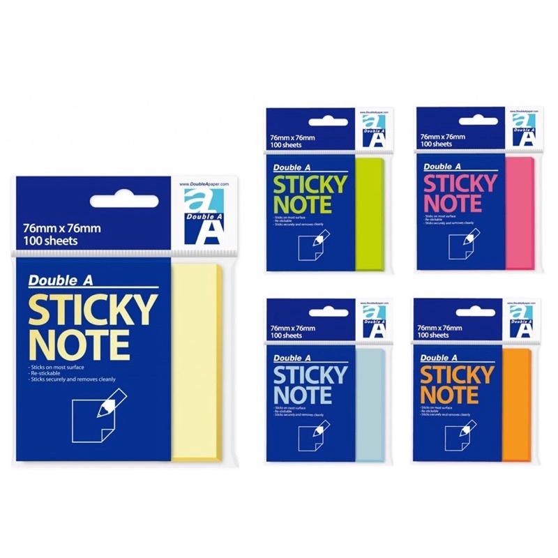 double-a-sticky-note-76-mm-x76mm-4-pcs-value-pack-shopee-singapore