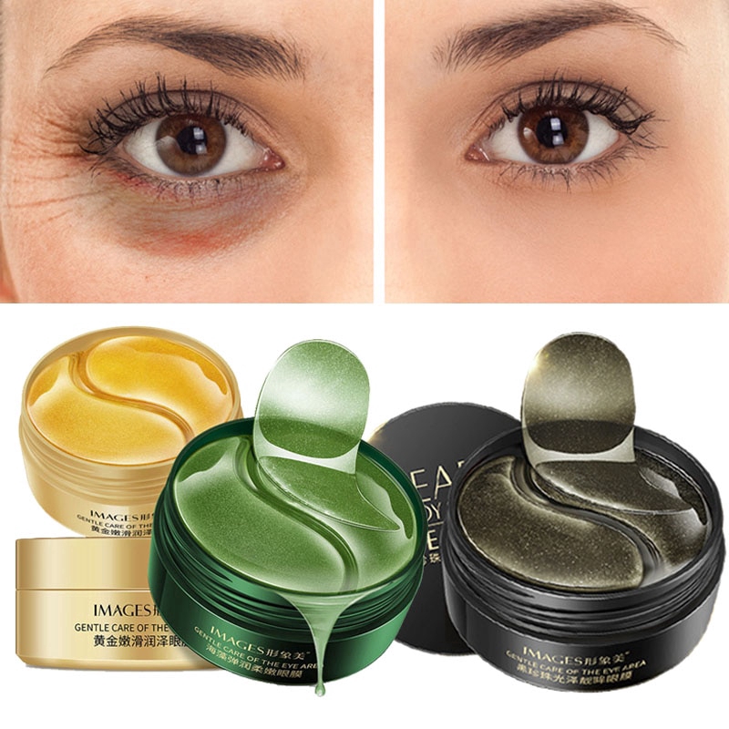 24K Gold/Seaweed/Black Pearl Eye Mask Moisturizing Remove Dark Circles