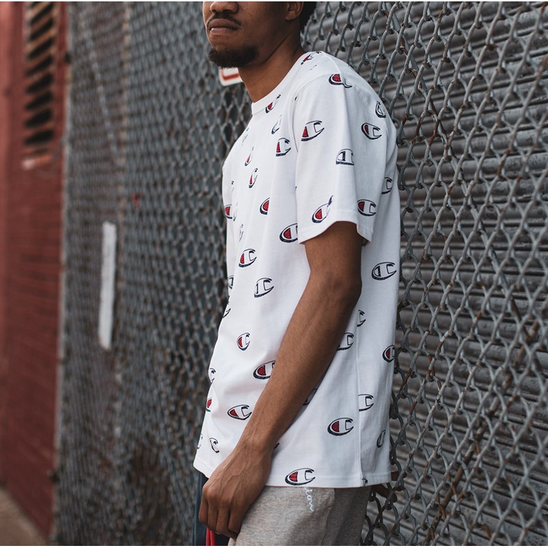 All over script champion shirt clearance