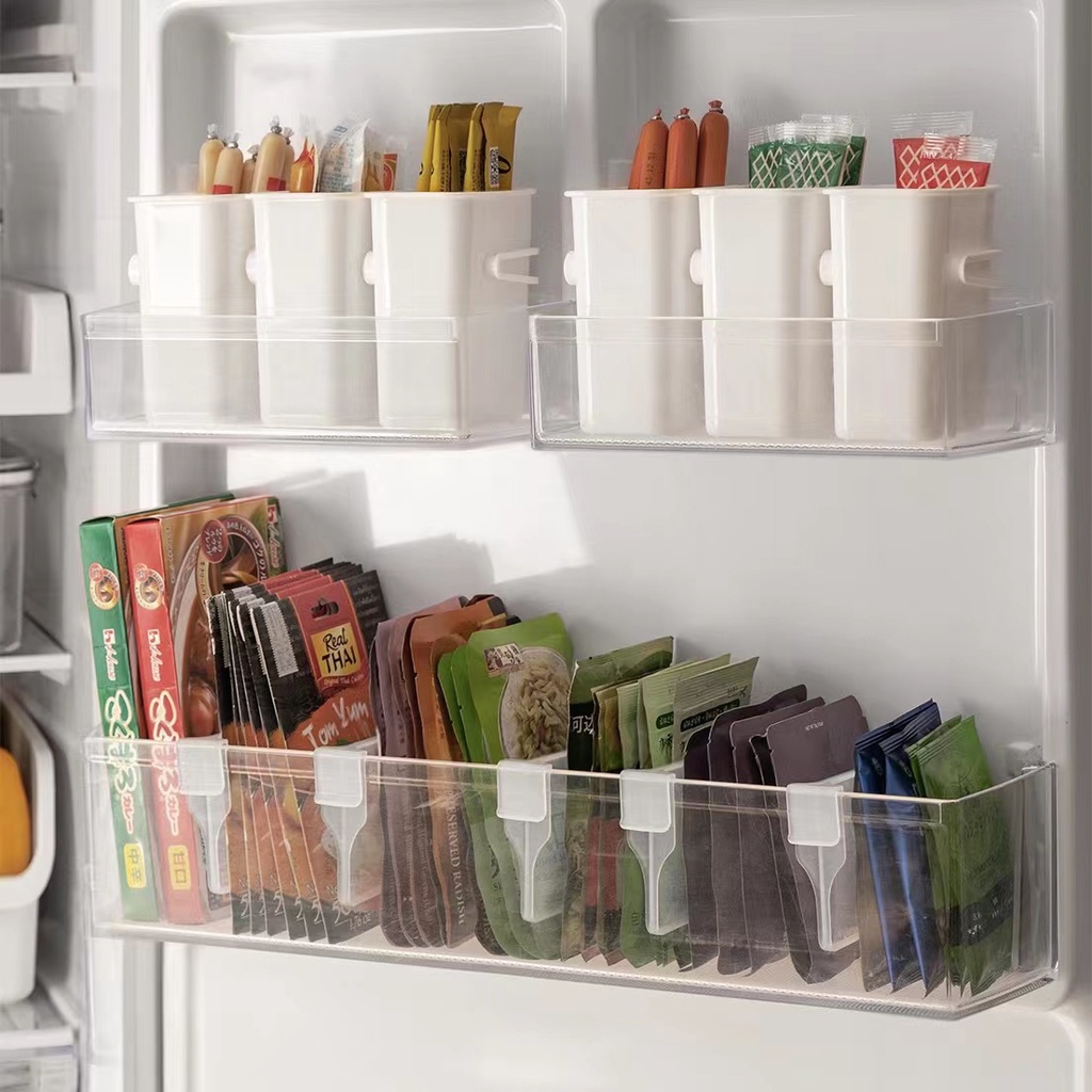 MyCorner SG Stock | Refrigerator Partition Divider Storage Rack ...