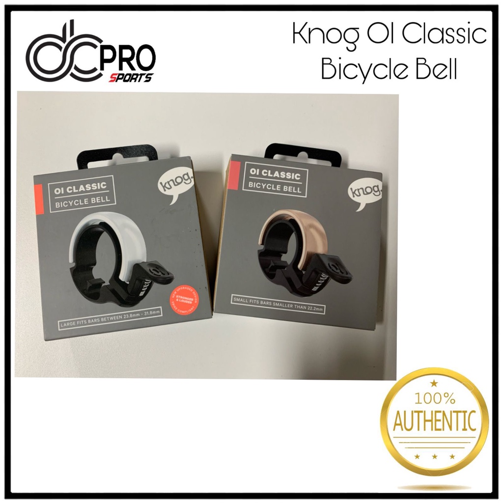 Knog Oi Classic Bicycle Bells | Folding Road MTB Mountain Race Bike | Cycling Accessories Parts | Sports Fitness Healthy