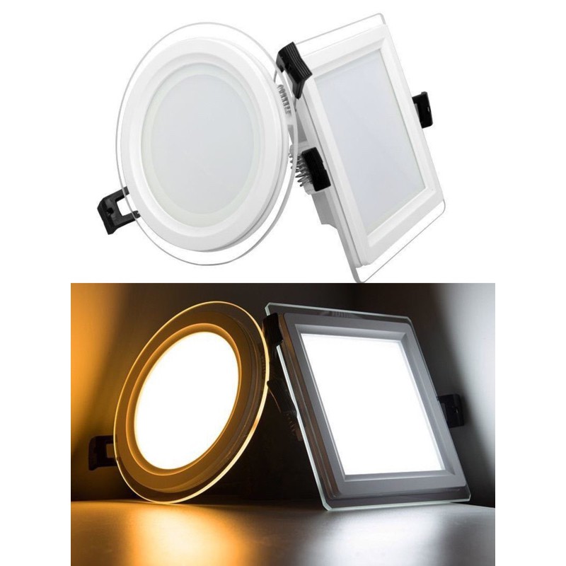 LED Glass Frame Downlight Ceiling Panel Light 6W/9W/12W/18W | Shopee ...