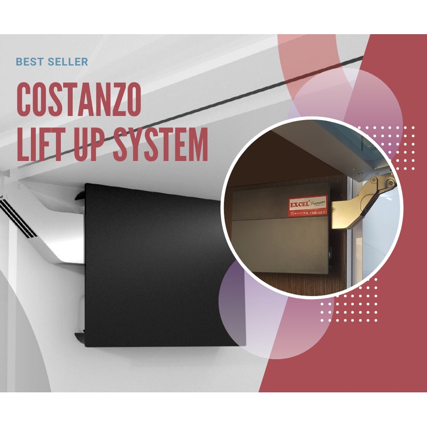 EXCEL COSTANZO TOP STAY LIFT UP SYSTEM NERO BLACK COVER (lift up ...