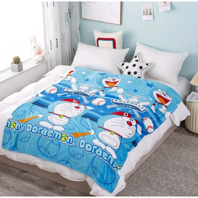 Doraemon Character Blanket 150cmx200cmjumbo Shopee Singapore