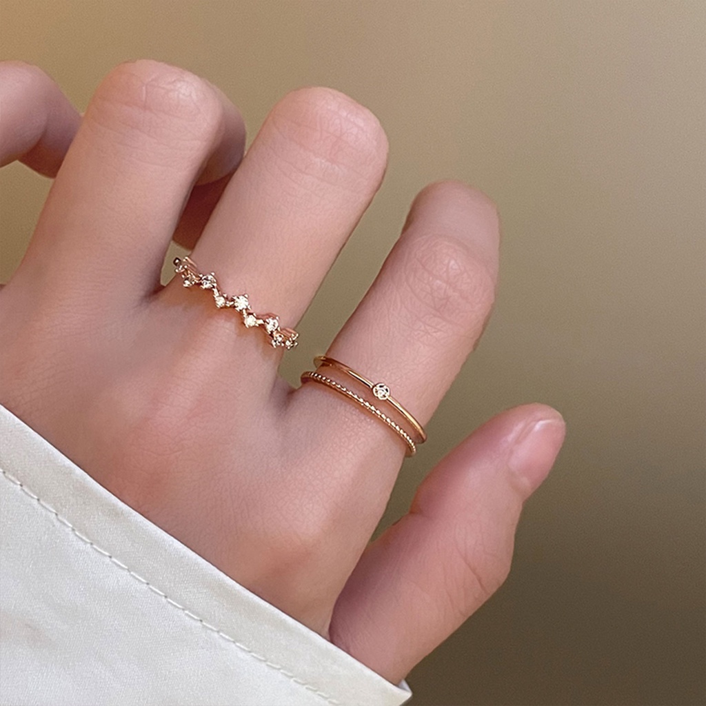 Affordable rose hot sale gold rings