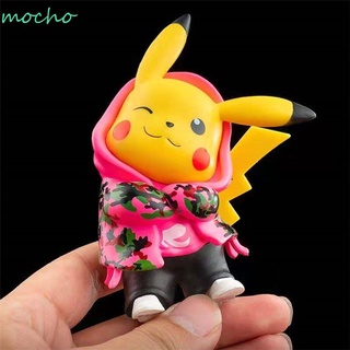 Pokemon Kawaii Camouflage Pikachu Action Figure Anime Cosplay Pocket  Monsters Model Surprise Toys 