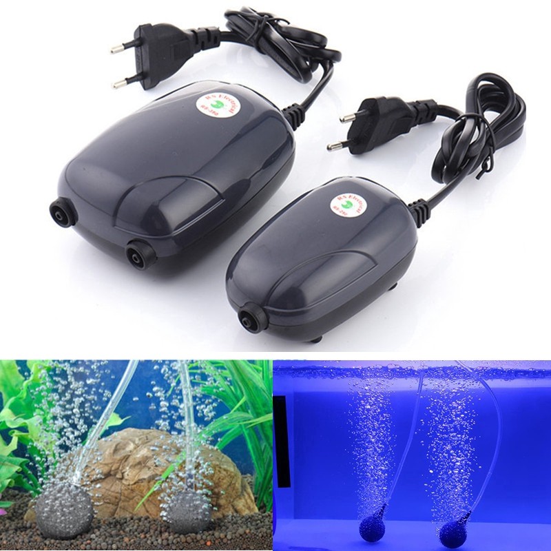 Silent Efficient Aquarium Oxygen Air Pump Fish Tank Oxygen Maker Pump 1 ...