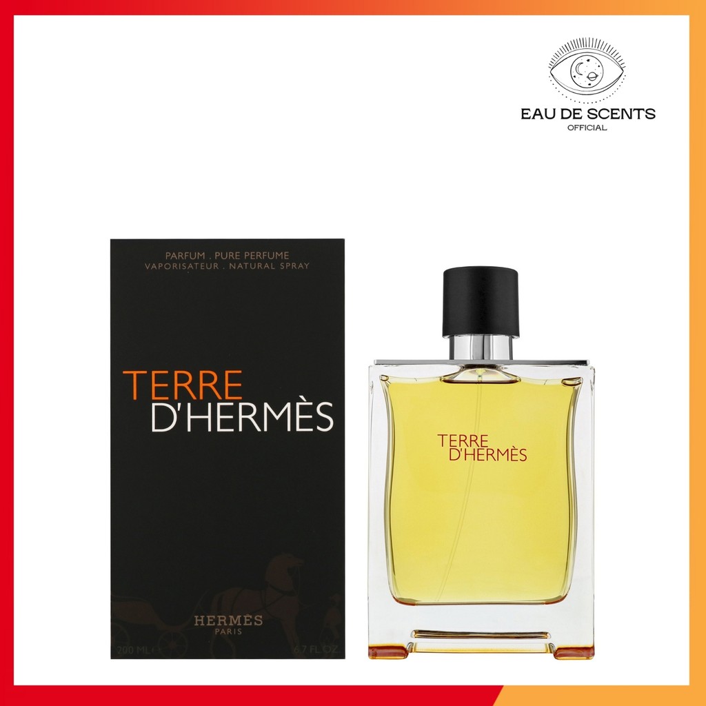 Hermes TERRE d'HERMES PARFUM 75ml/200ml/tester | Shopee Singapore