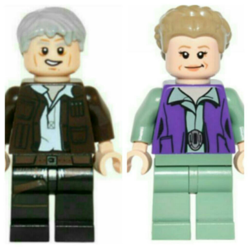 KSG Lego Star Wars old Han Solo Princess Leia