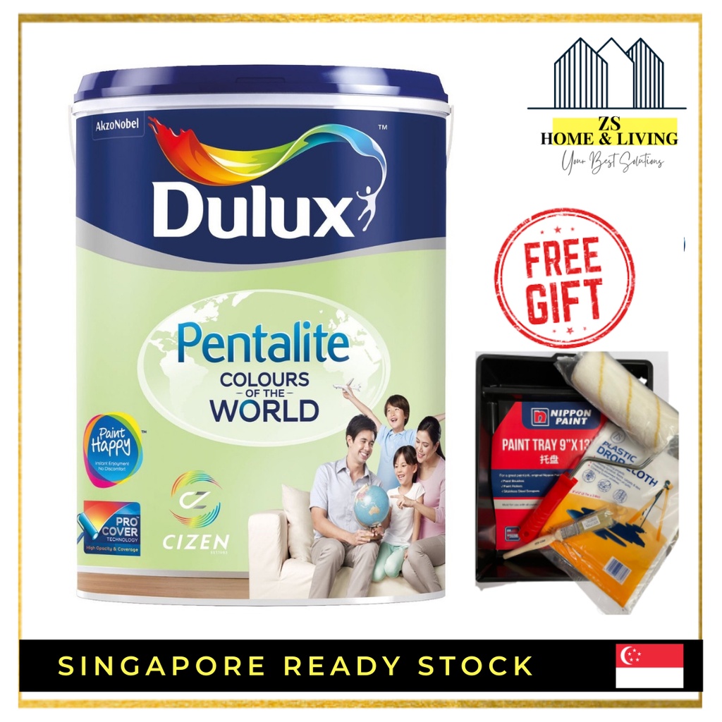 Big Sales!! Dulux Pentalite Interior Smooth Matt Finish ICI PAINT Anti