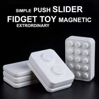 Owl Rotation Push Fidget Slider Magnetic Haptic Slider Edc Adult