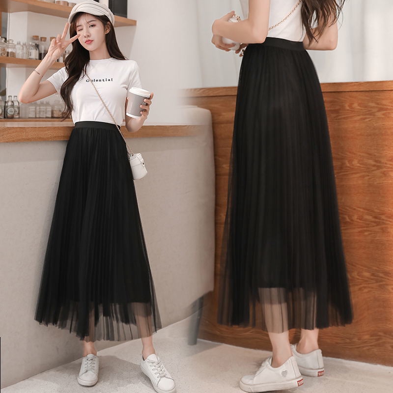 Mesh skirt shopee sales