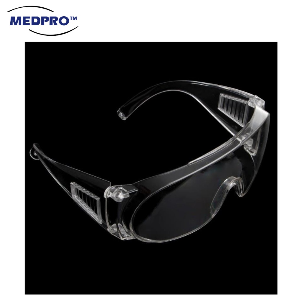 Clear Vented Safety Goggles Eye Protection / Lab Anti Fog Glasses ...