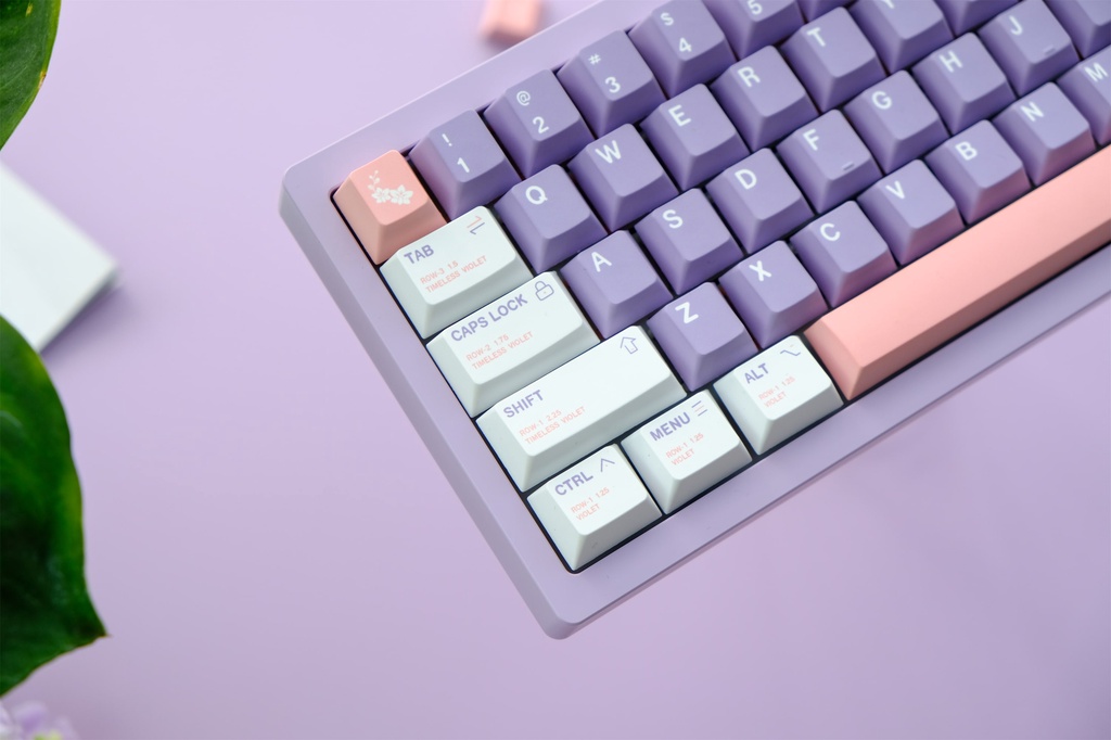 TECHINEER ] Timeless Violet Cherry Profile 129 Dye-Sublimation Keycaps |  Shopee Singapore