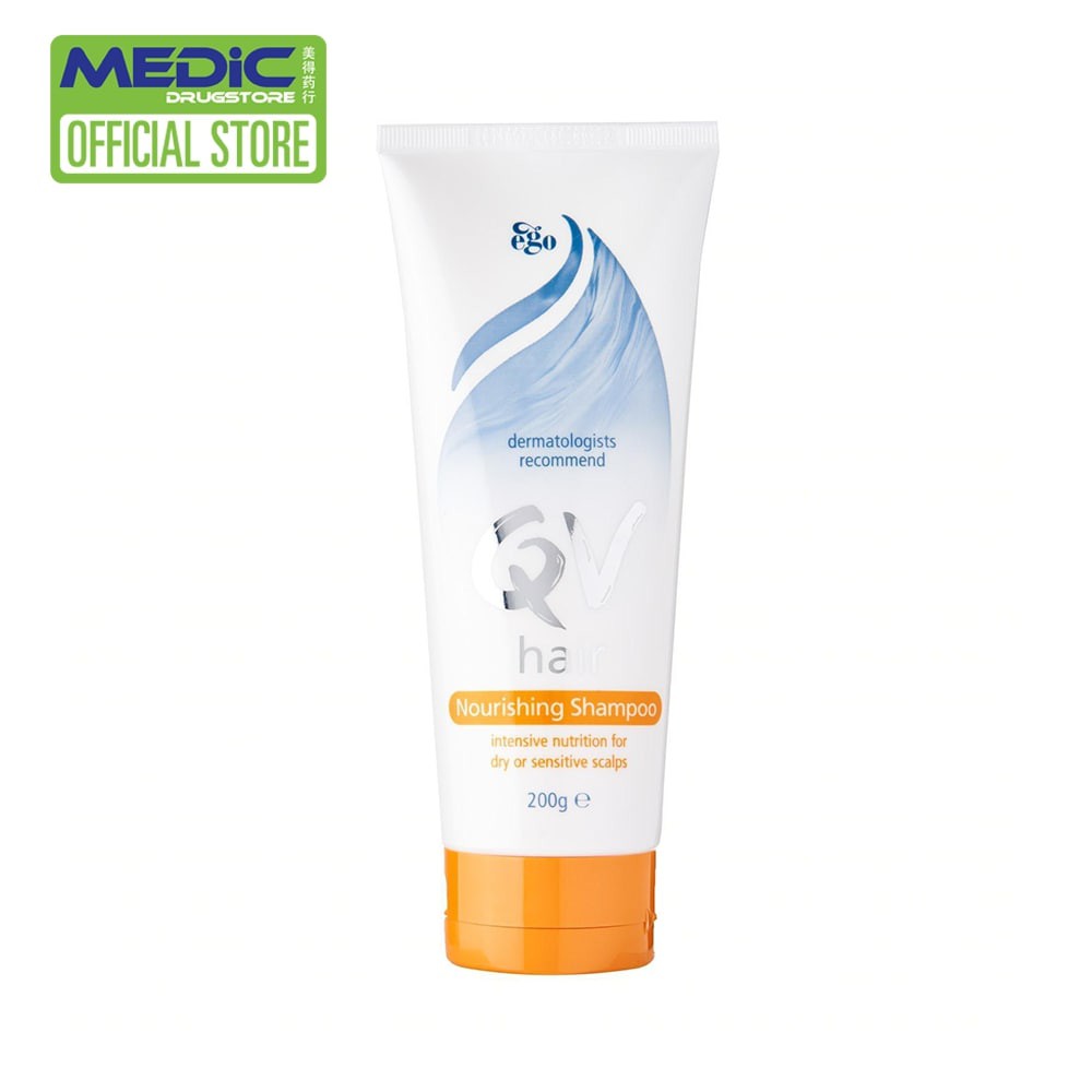 [Bundle of 3] QV Hair Nourishing Shampoo 200ml By Medic Drugstore