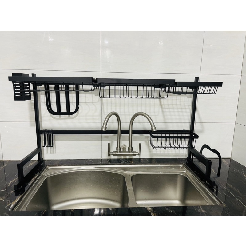 Rak Dapur Stainless Steel Sink Dish Rack Pinggan Sinki Kitchen Sinki ...