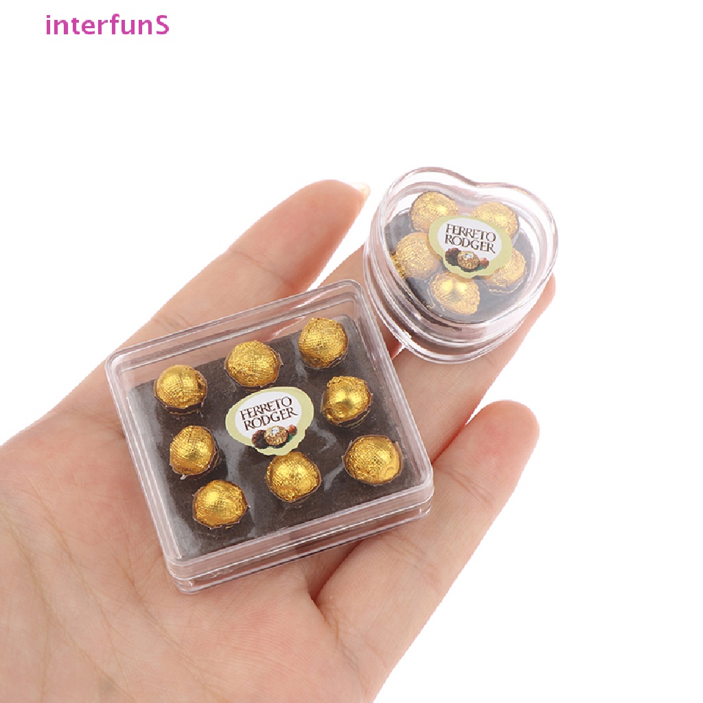 [InterfunS] 112 Dollhouse miniture Chocolate Gift box Model Food Toy