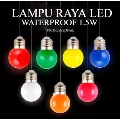 LED Colour Bulb Lampu Raya E27 / (Lampu Raya) | Shopee Singapore