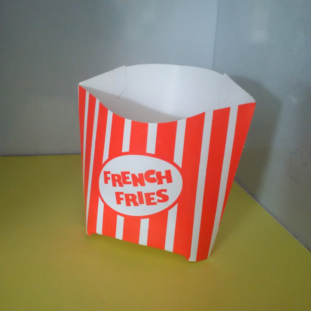 Large French fries box contains 50 pcs | Shopee Singapore
