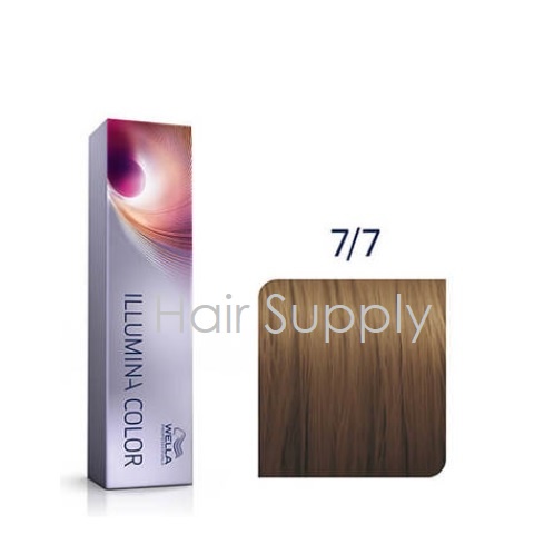 Wella Professionals Illumina Color 7/7 Medium Brown Blonde Permanent ...