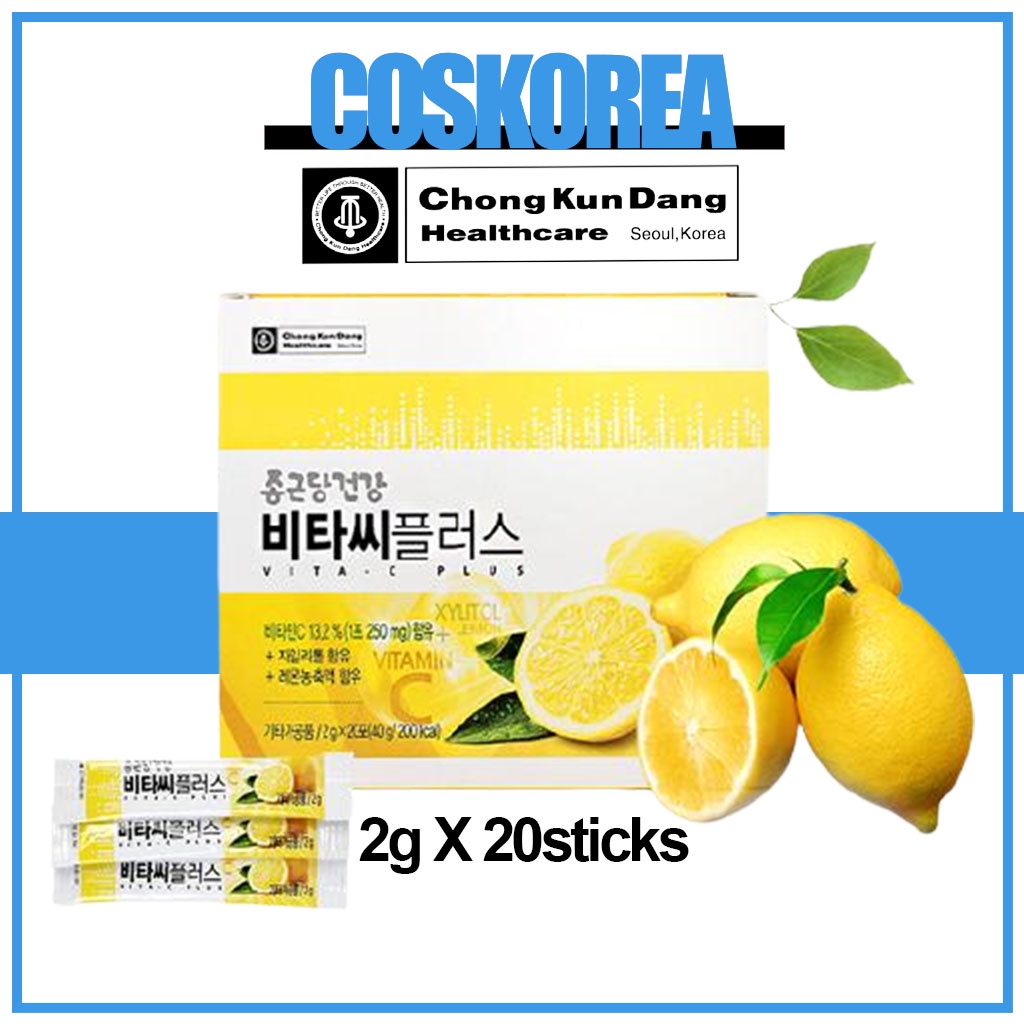 Chong kun dang / VITAMIN Vita C Plus / 2g x 20stick | Shopee Singapore