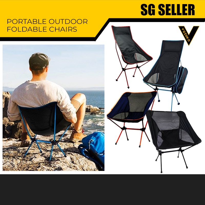 Ultralight Folding Camping Chair Portable Compact Lightweight