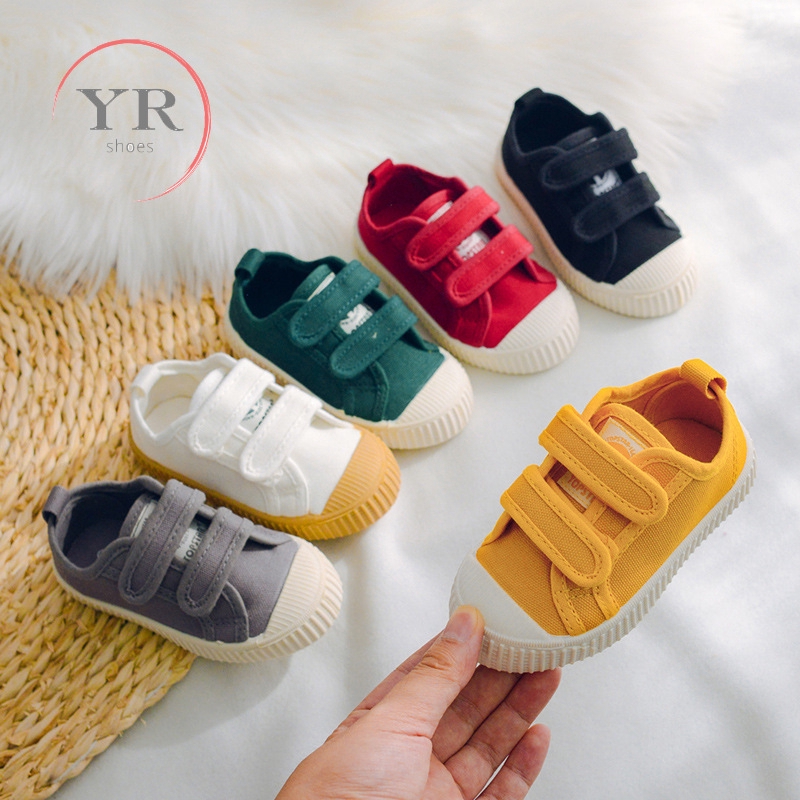 Kid's Shoes Boy&Girl Canvas Shoes Solid Color Comfortable Children's Shoes