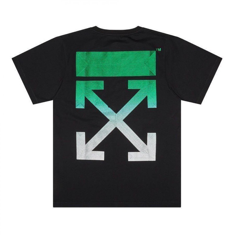 Off white x DSM Green Gradient Black Tee