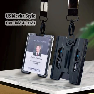 1 Set Coffee Telescopic Mobile Phone Id Card Holder Id Badge Holder with  Lanyard Protective Card Sleeve Name Badge Holder Picture Holder The Flowers