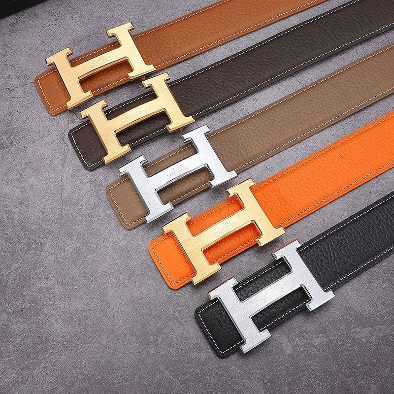 Classic Mens Designer Belt Cintura Uomo Reversible Adjustable