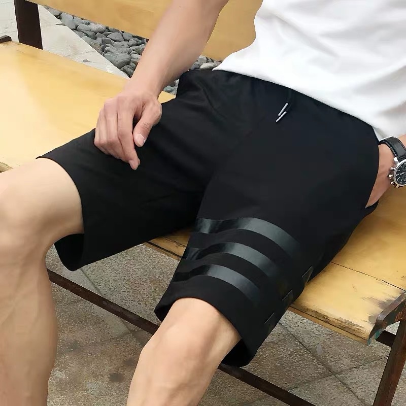 M-5XL Men's Korean Sports Casual Shorts Men Fashion Comfortable Running Short Pants with Pockets