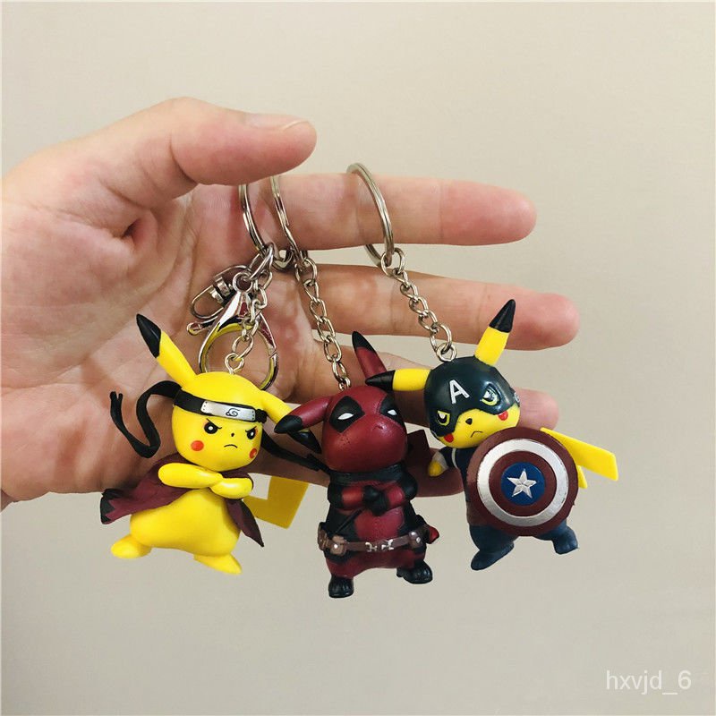 Pikachu on sale deadpool keychain