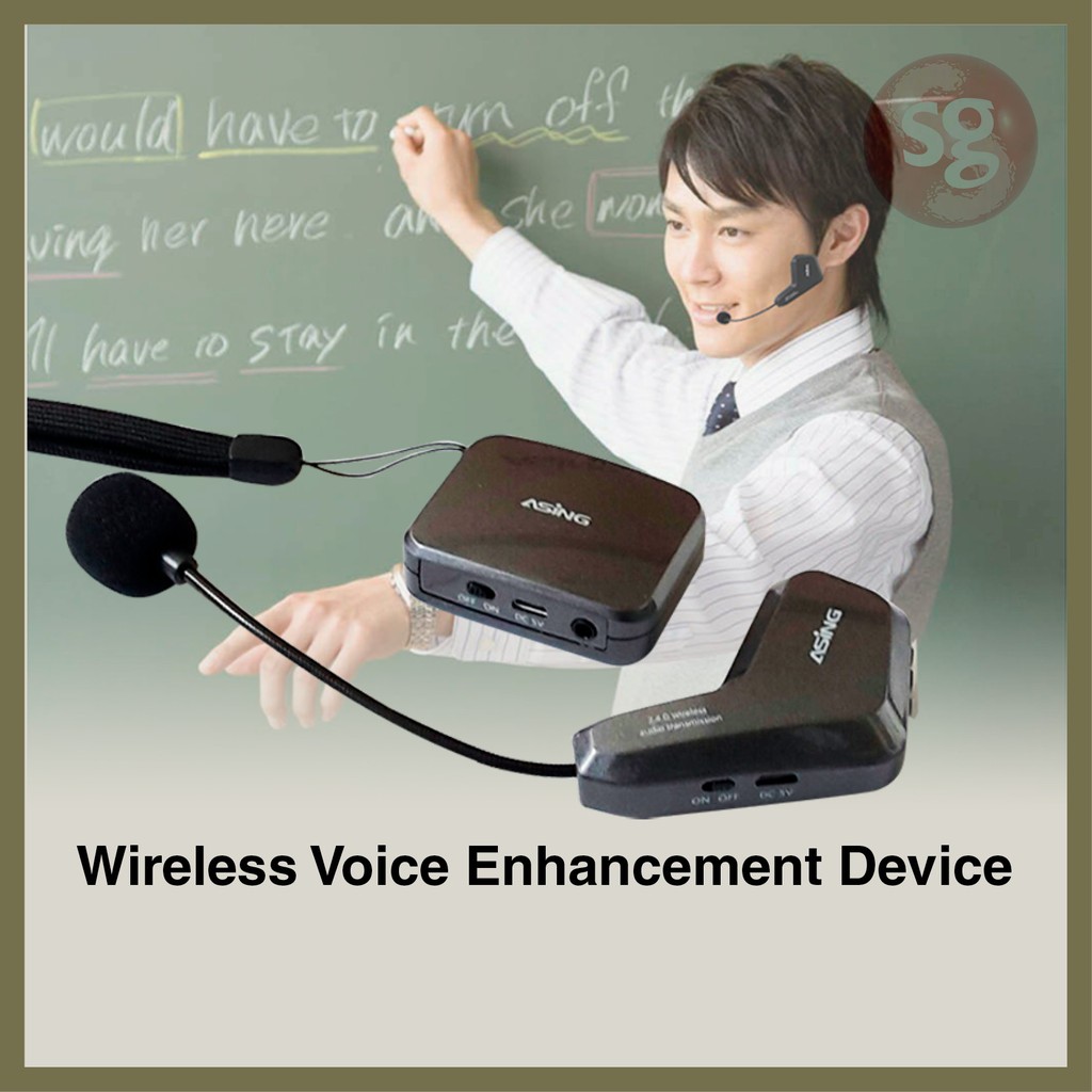 [SG STOCK] G2401B Portable 2.4G Wireless Voice Enhancement Device for
