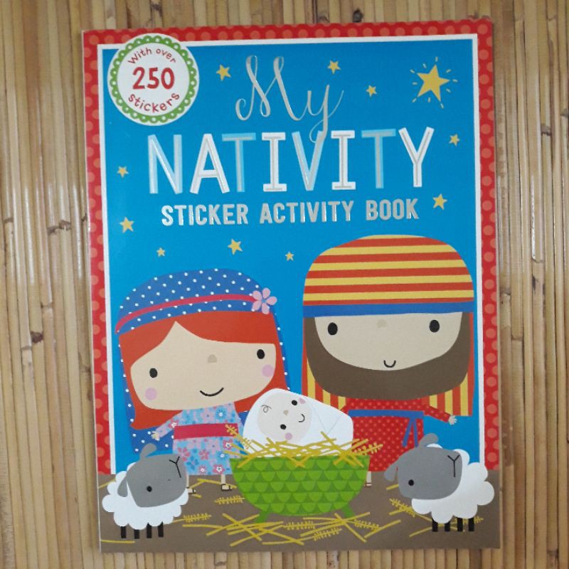 My Nativity Sticker Activity Book Christmas Stickers Christmas Bible ...