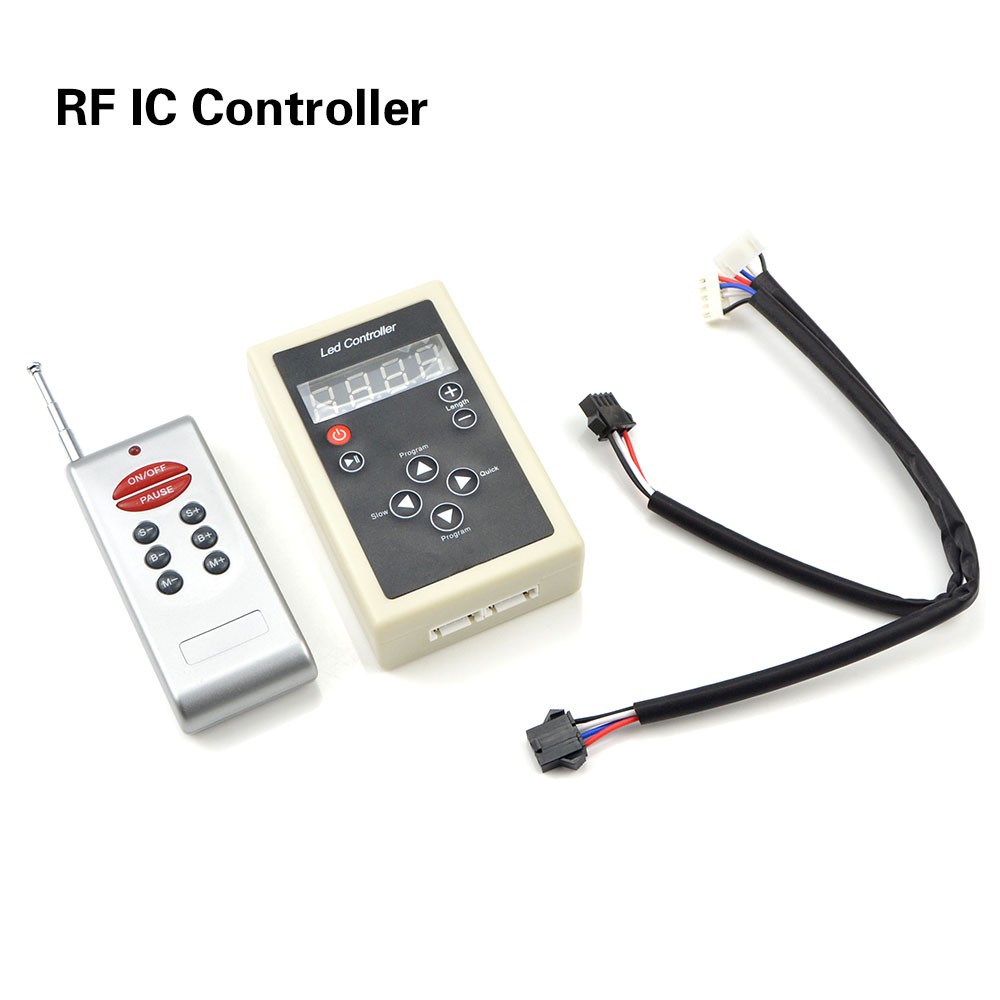 WS2811 Dream Magic Colors RGB LED Light Strips RF Wireless Remote ...