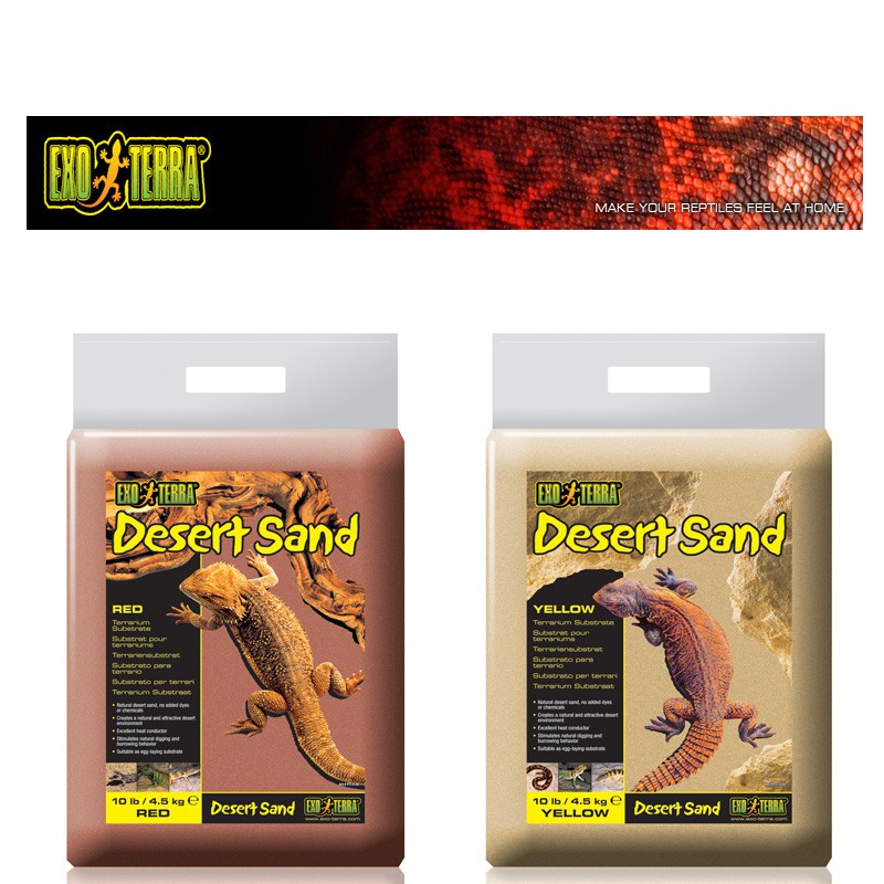 Exo Terra Desert Sand / Desert Terrarium Substrate (PT3103, PT3105