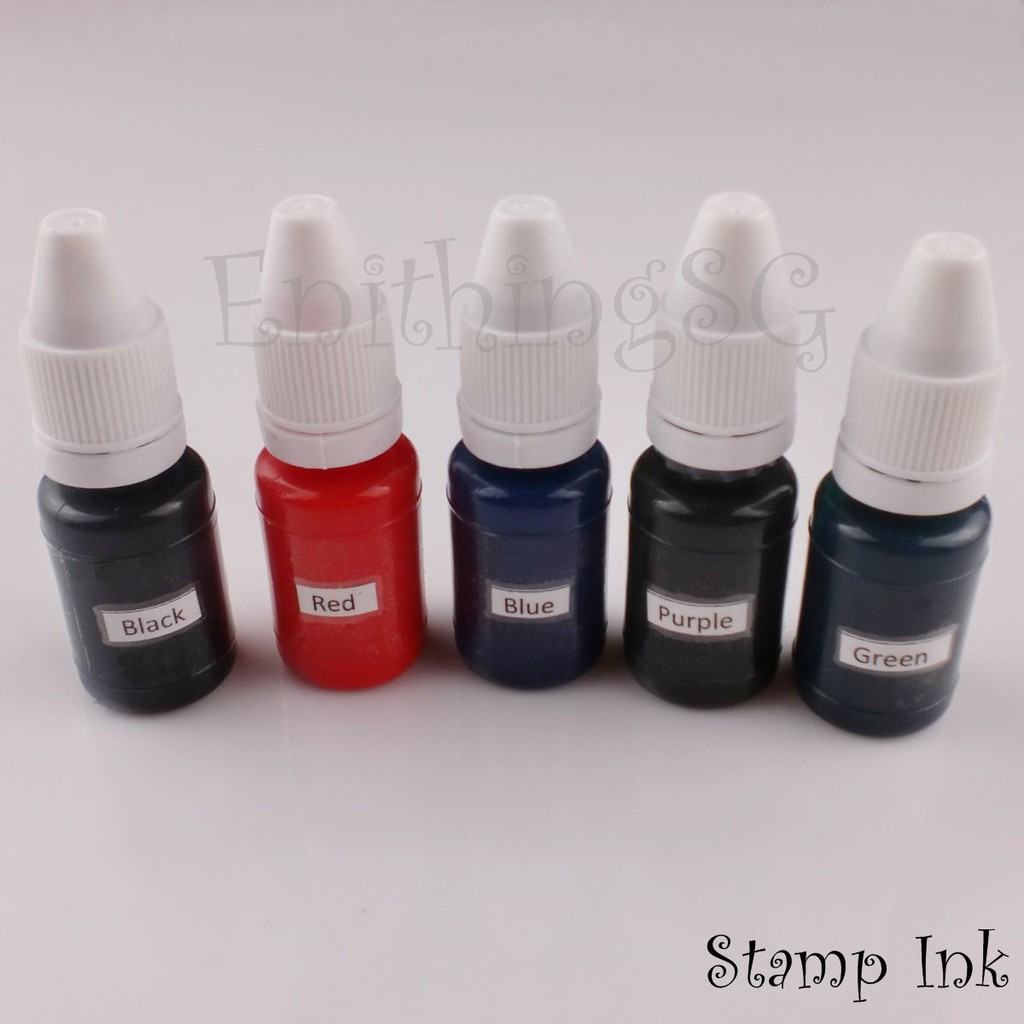10ml preinked stamp ink refill bottles Shopee Singapore
