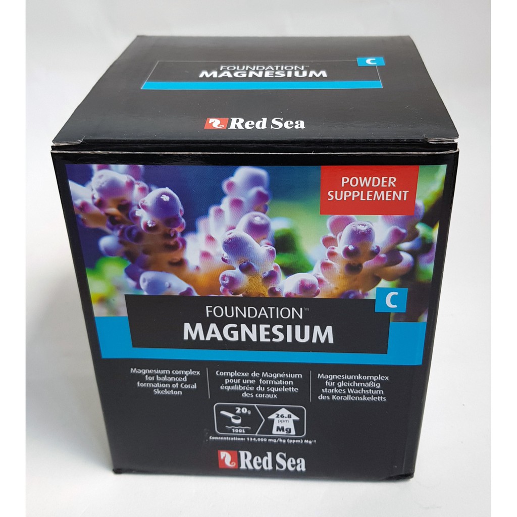 Redsea Reef Foundation Elements 1kg Kh Ca Mg Calcium Magnesium Kh Alkalinity Supplement For