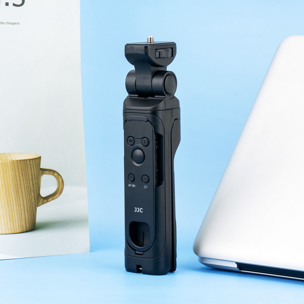 JJC RMT-P1BT Mini Tripod Grip with Bluetooth Wireless Remote Control ...