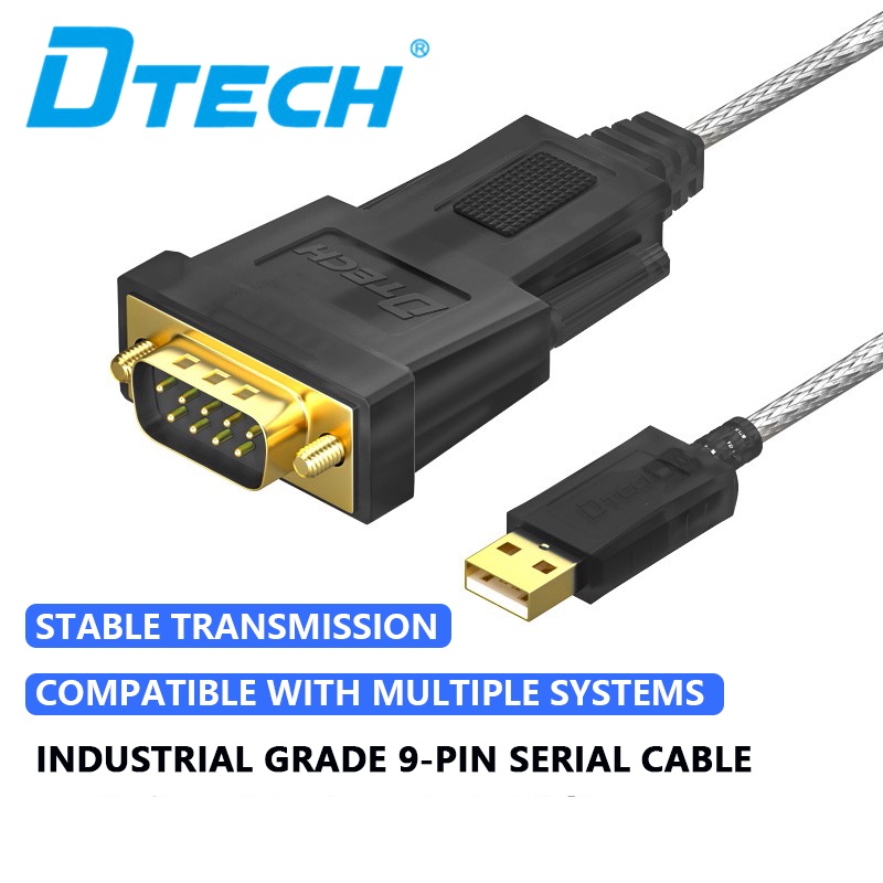 DTECH USB to DB9-pin RS232 serial port cable adopting imported PL2303 ...