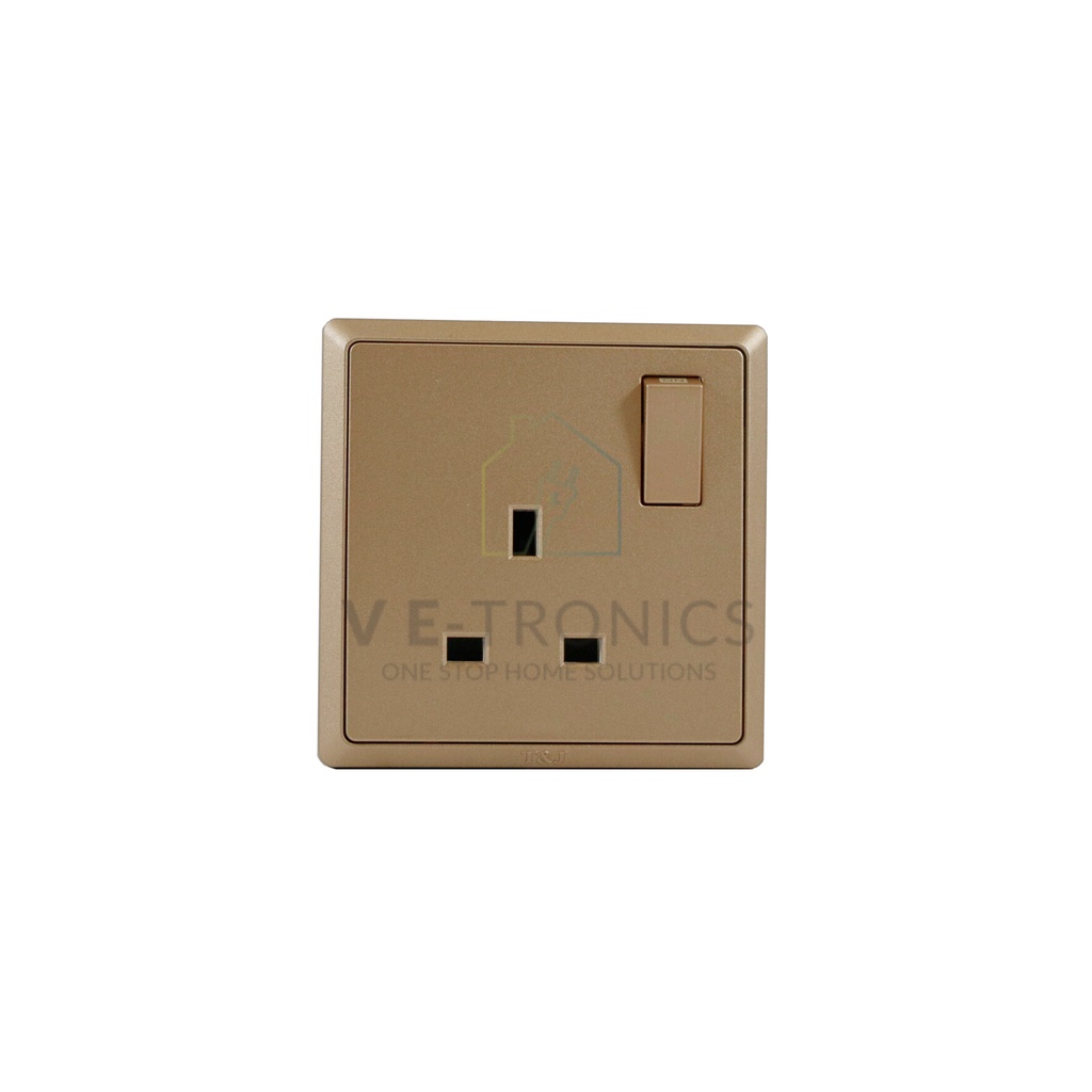 T&J Infinit Series Switch Socket Single Outlet | Shopee Singapore