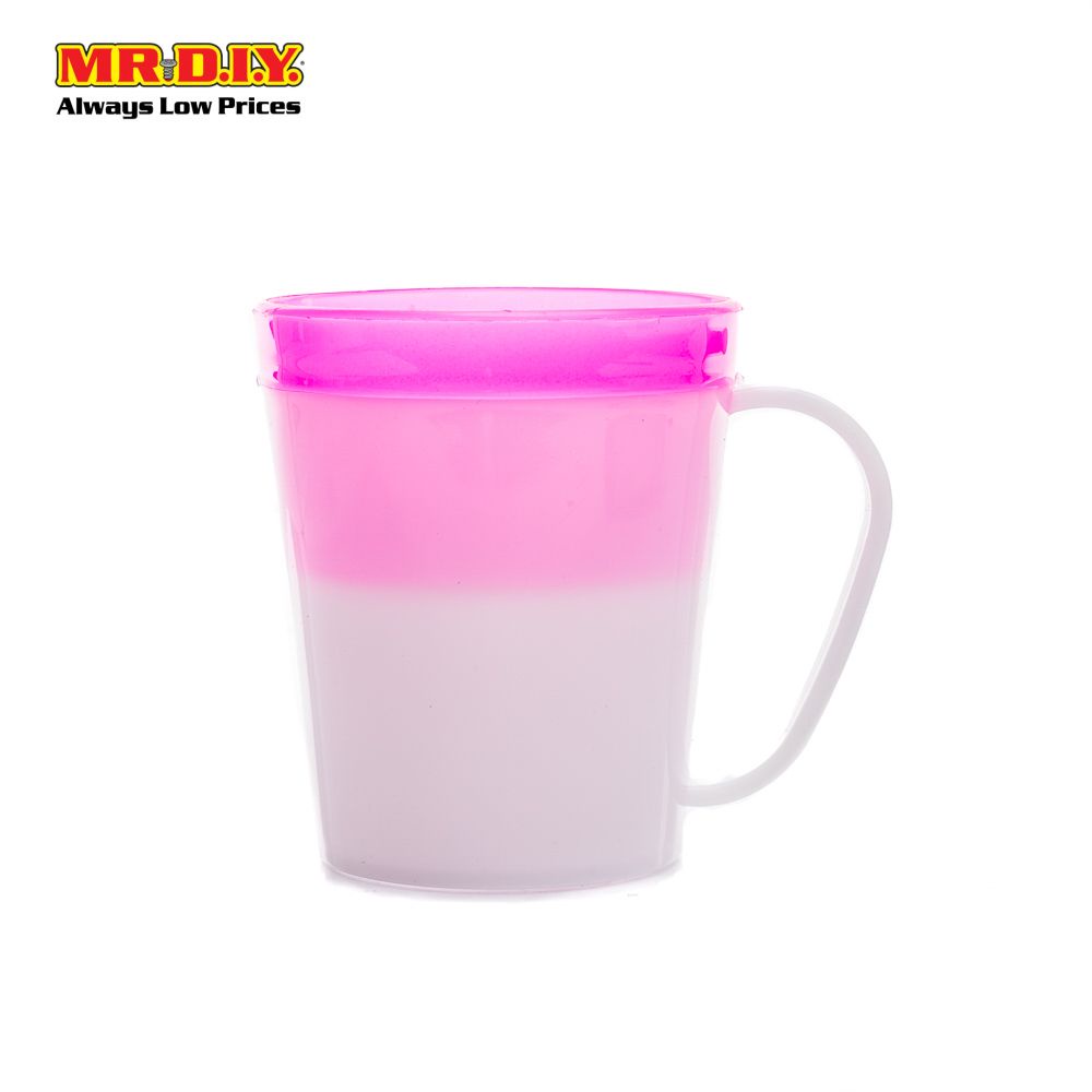 (MR.DIY) Plastic Contrasting Rim Mug (9.5x10cm) | Shopee Singapore