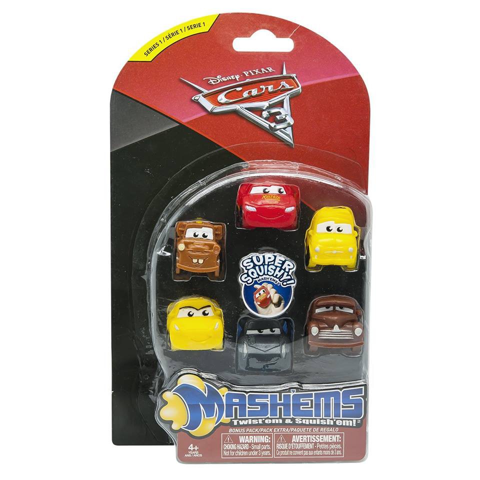 BNIP Mash ems Value Pack Disney Cars 3 S2 Action Figure Super Squishy Mashem Shopee Singapore