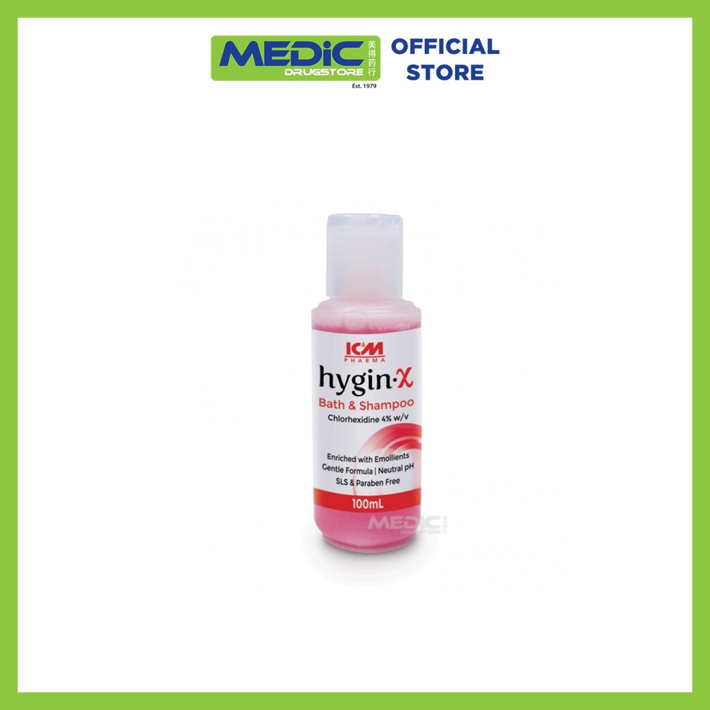 [Bundle of 6] ICM Pharma Hygin-X Bath and Shampoo 100ml - By Medic ...