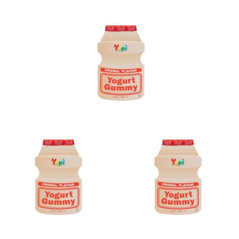 [Bundle of 3] YUPI YOGURT GUMMY ORIGINAL 40G (Halal) Shopee Singapore